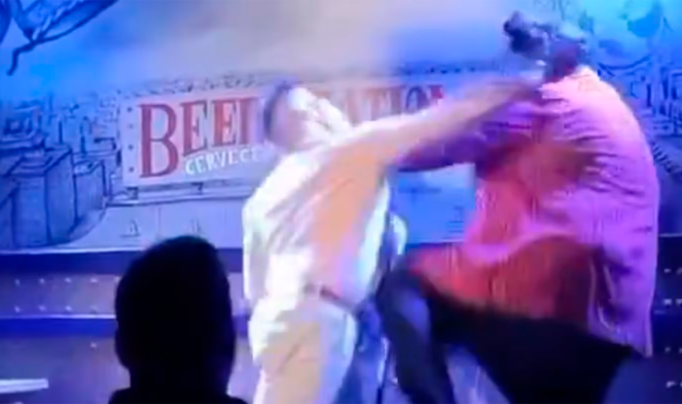 SUJETO GOLPEÓ A COMEDIANTE POR CHISTE OFENSIVO CONTRA SU HIJO DE TRES MESES