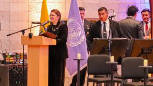 Vicepresidenta Pinto presenta la Política Nacional de Salud Mental de Ecuador