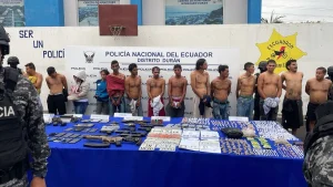 37 detenidos tras megaoperativo Apolo 1 en Guayaquil y Durán