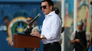 Daniel Noboa se pronuncia sobre el asesinato de un alto funcionario del Hospital Teodoro Maldonado Carbo