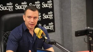 Noboa defiende el arancel del 50 % a Colombia y afirma que lo retirará si actúan sobre la seguridad