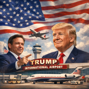 Gobernador de Florida impulsa renombrar aeropuerto en honor a Donald Trump