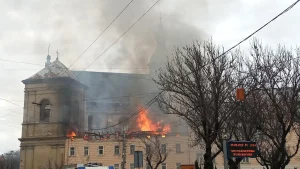 Rusia atacó una iglesia ucraniana protegida por la Unesco