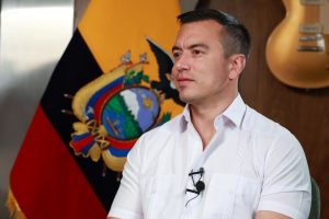 Presidente Daniel Noboa asegura que hay reservas adicionales en el embalse de Mazar