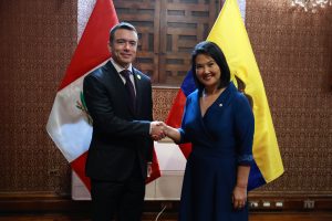 Daniel Noboa y Keiko Fujimori tuvieron su primera reunión oficial
