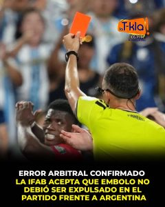 IFAB reconoce un error en la expulsión de Breel Embolo ante Argentina y revisará el protocolo del VAR