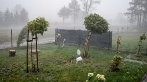 TROMBA GOLPEÓ UNA CASA EN POLONIA