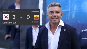 DERROTA DE ECUADOR EN SU PRIMER AMISTOSO INTERNACIONAL FRENTE A COREA DEL SUR