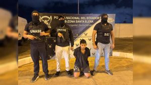 EXTORSIONADOR CAPTURADO EN OPERATIVO «ATLAS» EN SANTA ELENA