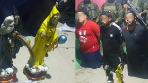 DETENIDOS POSEÍAN ALTAR DE LA «SANTA MUERTE» EN GUAYAQUIL