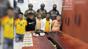 5 CAPTURADOS EN OPERATIVO MILITAR EN GUALAQUIZA